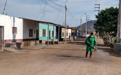 Colquisiri refuerza apoyo en labores de desinfección en los centros poblados de Huaral
