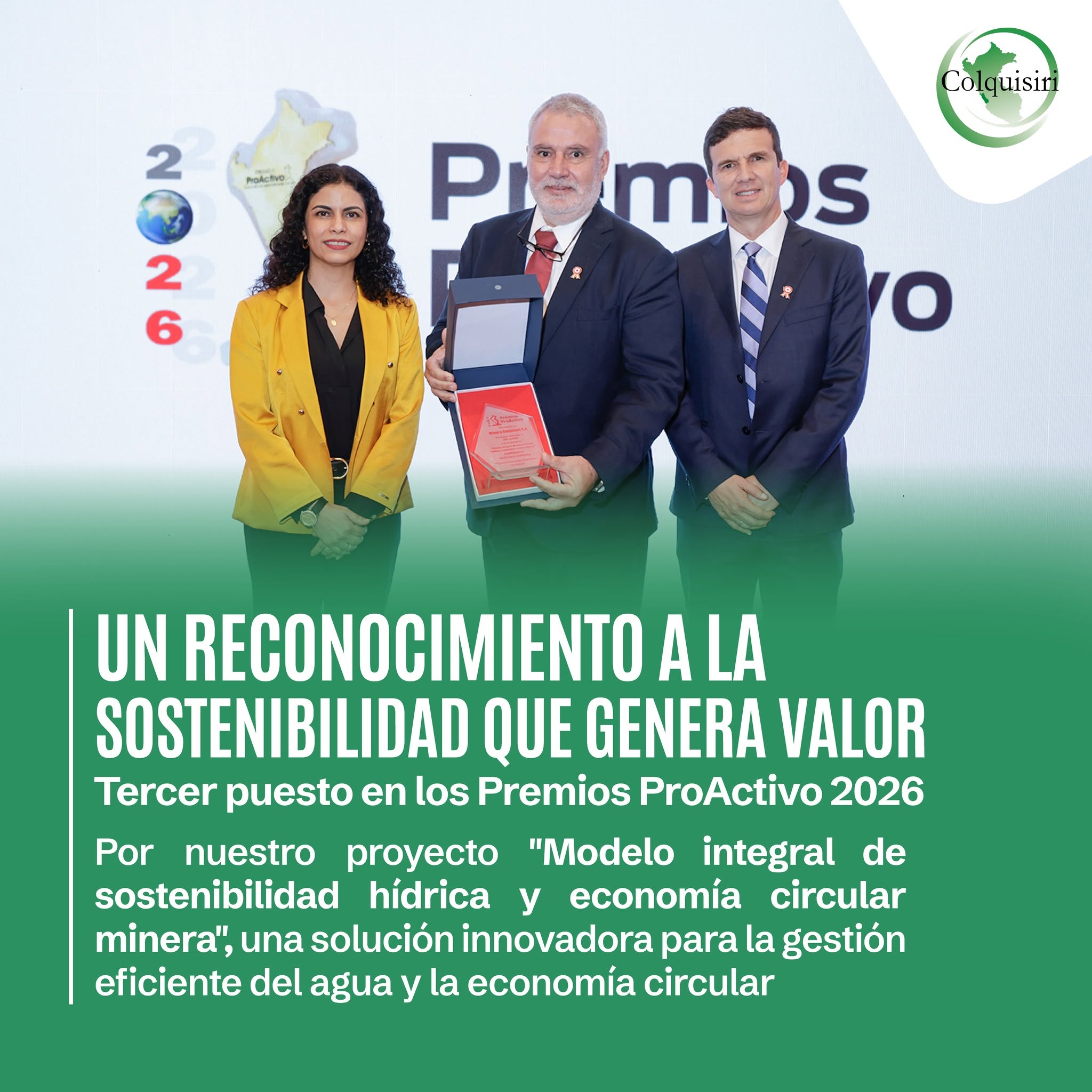Tercer puesto en los Premios ProActivo 2026